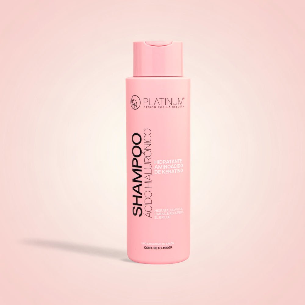 Shampoo Acido Hialurónico - Línea Platinum 490 gr